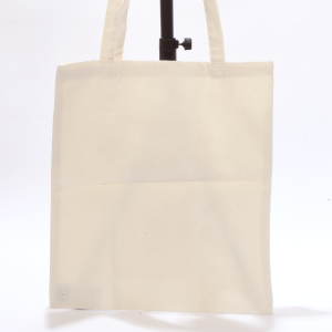 Sacosa textila / tote bag - pisică alb