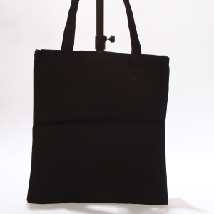Sacosa textila / tote bag - pisică negru